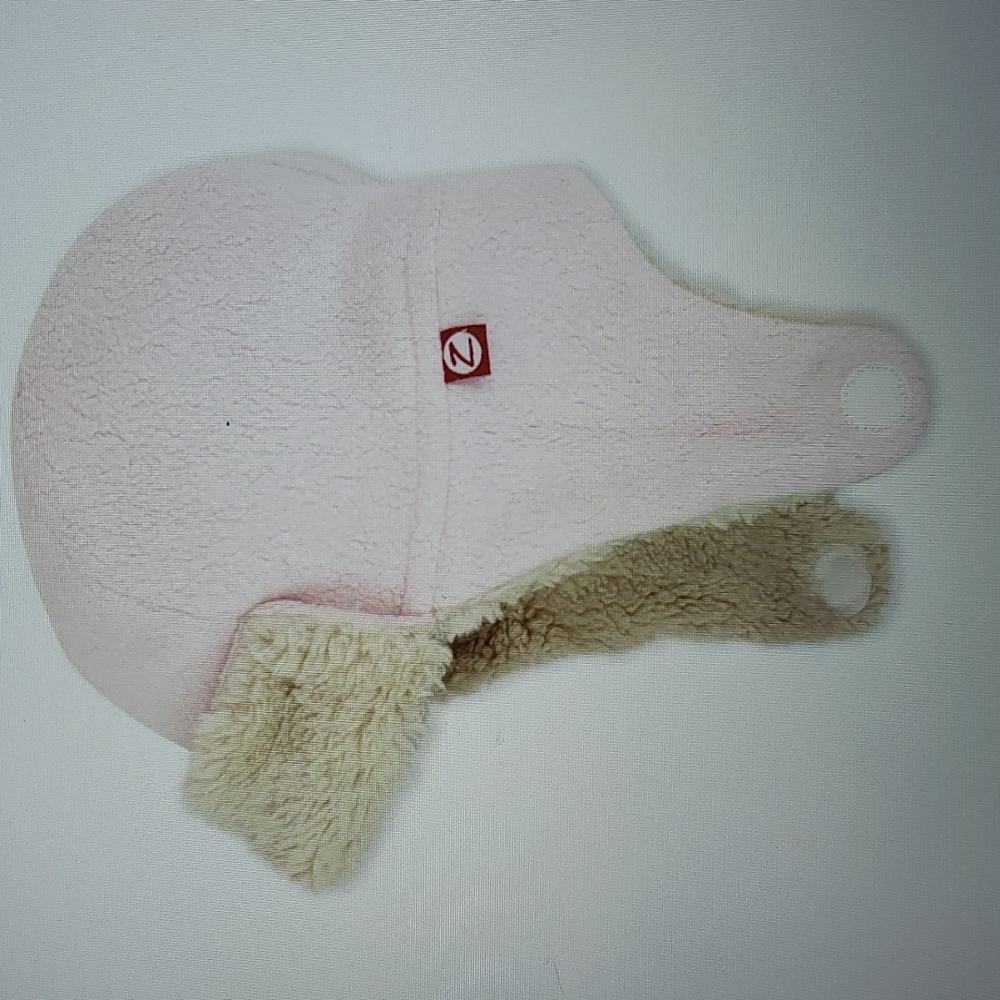 Zutano Furry Fleece Pink Trapper Hat Sz 6M
